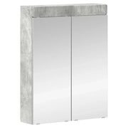 Mobiletto per specchio da Bagno | Armadio da bagno con porta TULUM Grigio cemento