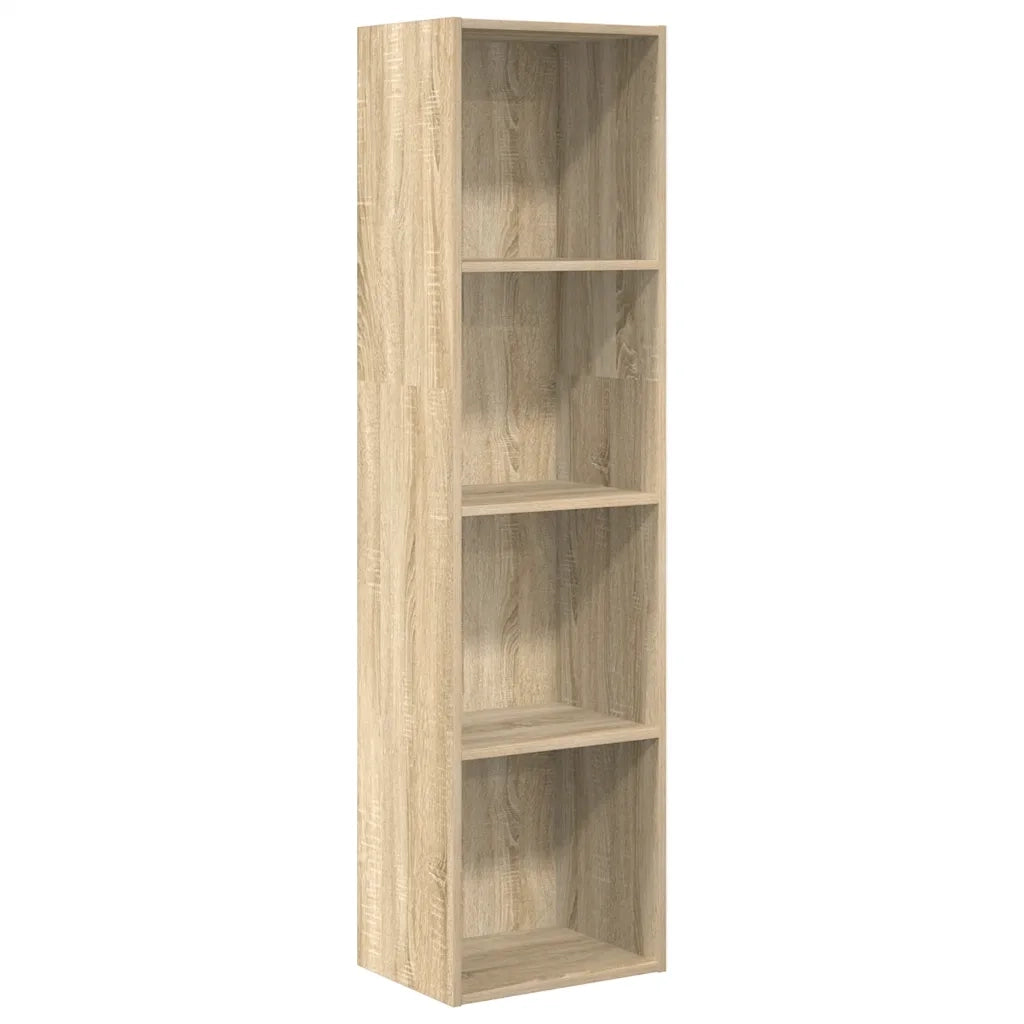 Libreria Rovere Sonoma 40x30x152 cm in Legno Multistrato 857878