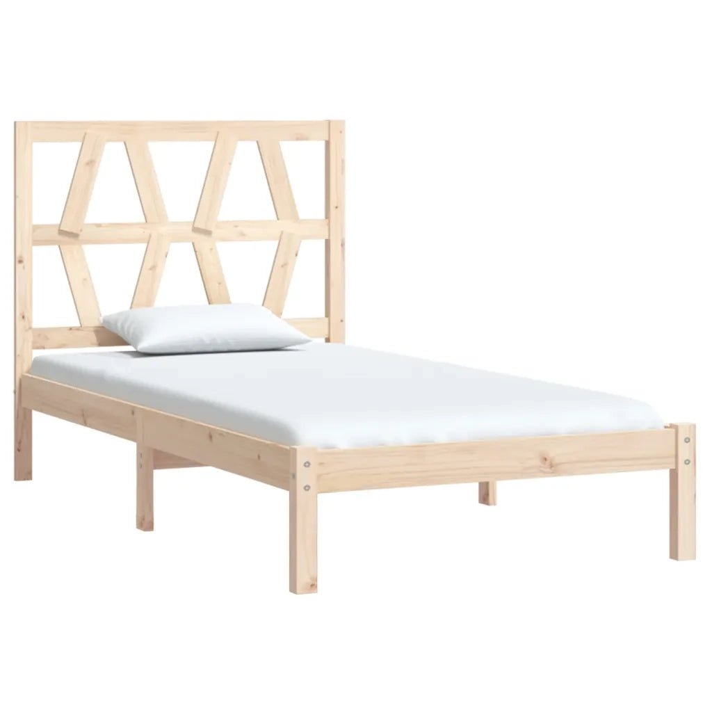 Giroletto-Struttura Letto in Legno Massello di Pino 90x200 cm 882765