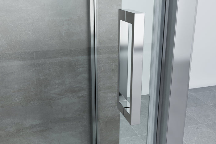 BOX CABINA DOCCIA 3 LATI 2 FISSI E UNO SCORREVOLE 87,5-90x115-120x87,5-90