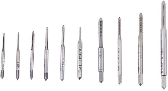 Set di Tappi Mini per M1-M3.5 - Set Compattibile - Tappi Metrici - Strumenti di Precisione - Adatto per Hobbyisti e Professionisti