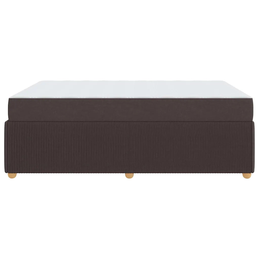 Struttura del letto-Giroletto Marrone Scuro 140 x 200 cm Tessuto 491199