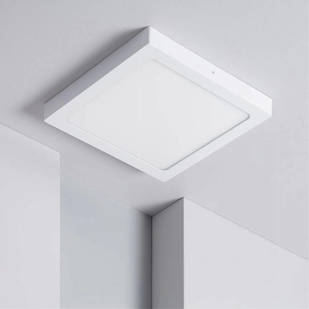 Trade Shop - Plafoniera Pannello Led 12 Watt Quadrato Cct Tre Colorazione Di Luce P170b-q3c -