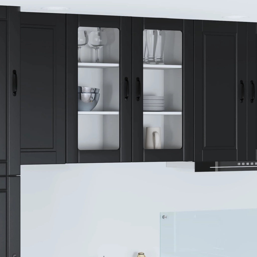 Pannello lavastoviglie Nero 40 x 31 x 80 cm Legno multistrato 885337