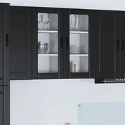Pannello lavastoviglie Nero 40 x 31 x 80 cm Legno multistrato 885337