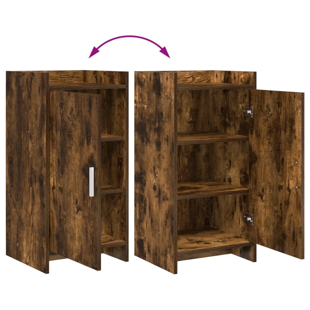 Credenza Rovere Fumo 40 x 36 x 80 cm Legno ingegnerizzato 8011055