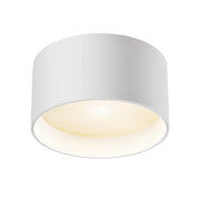 Maytoni Lampada da soffitto moderna Vega 1 luce LED integrato bianco alluminio
