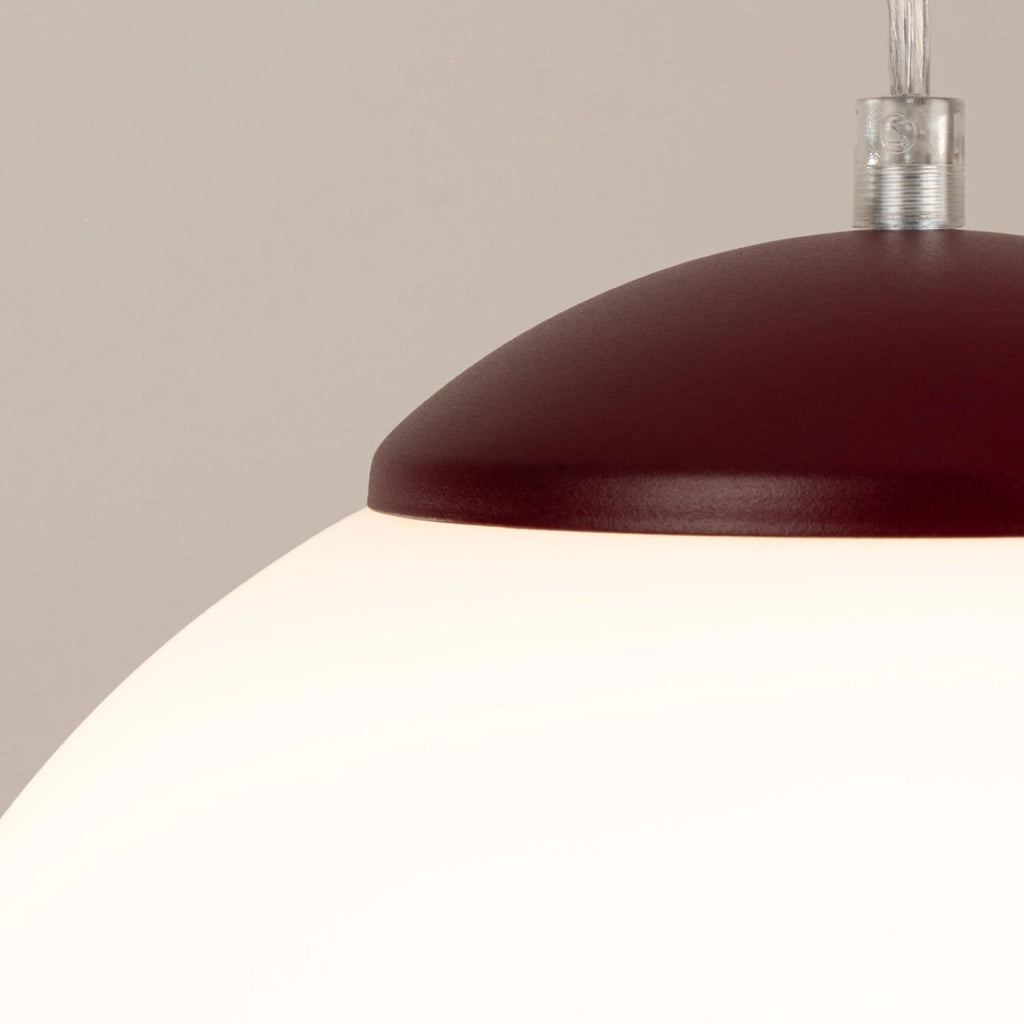 Lampada a sospensione UGO 30 bordeaux