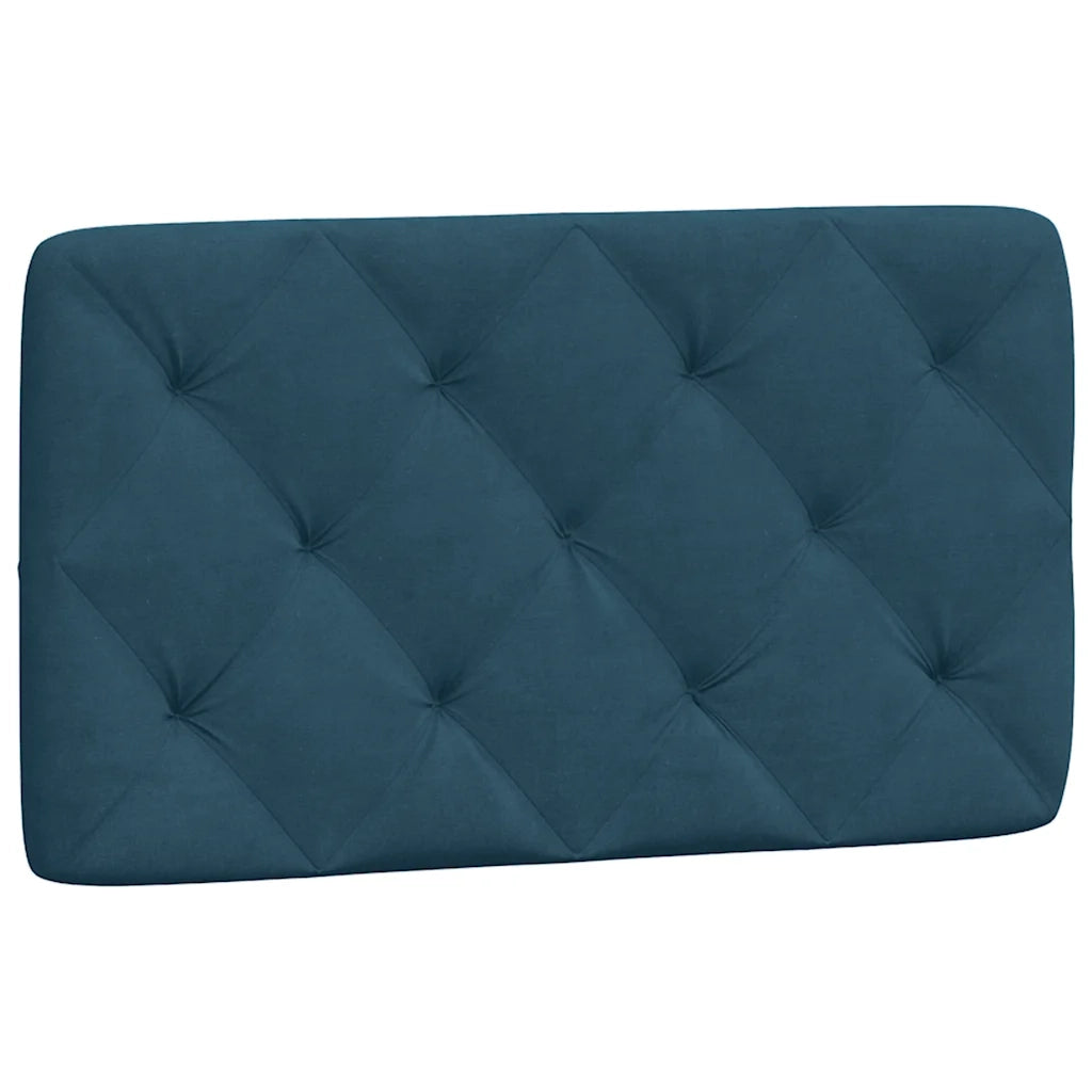 Giroletto con LED senza Materasso-Struttura Letto Blu 90x200 cm in Velluto