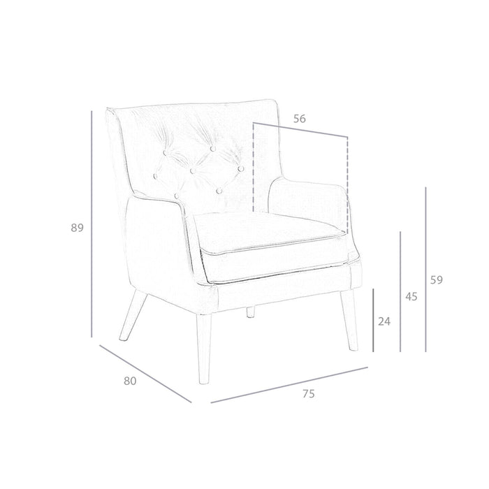 Poltrona chester in pelle marrone