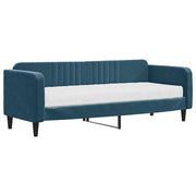 Divano letto | Sof¨¤ letto | Letto singolo con Materasso Blu 80x200 cm in Velluto