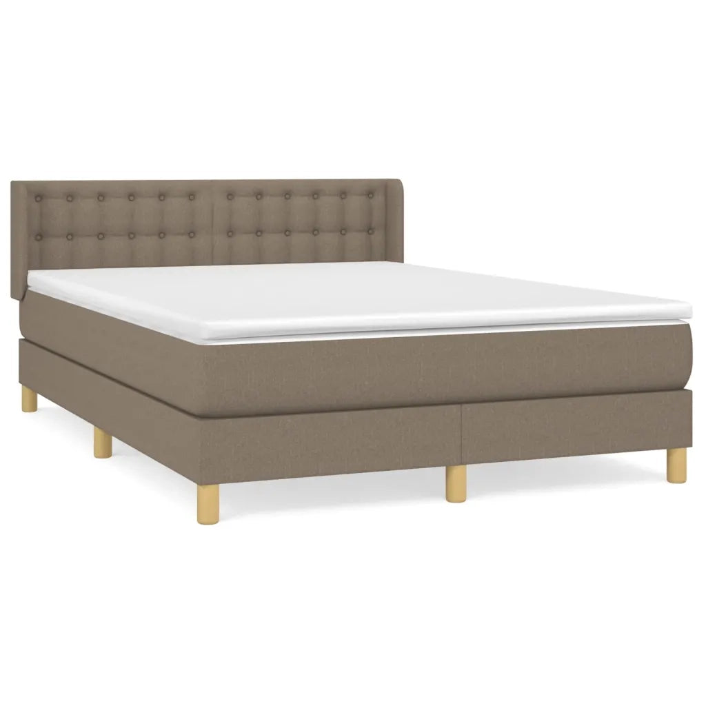 Giroletto a Molle con Materasso Tortora 140x190 cm in Tessutocod mxl 98425