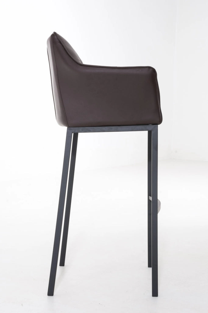 Sgabello bar Damaso B con telaio a 4 piedi 4