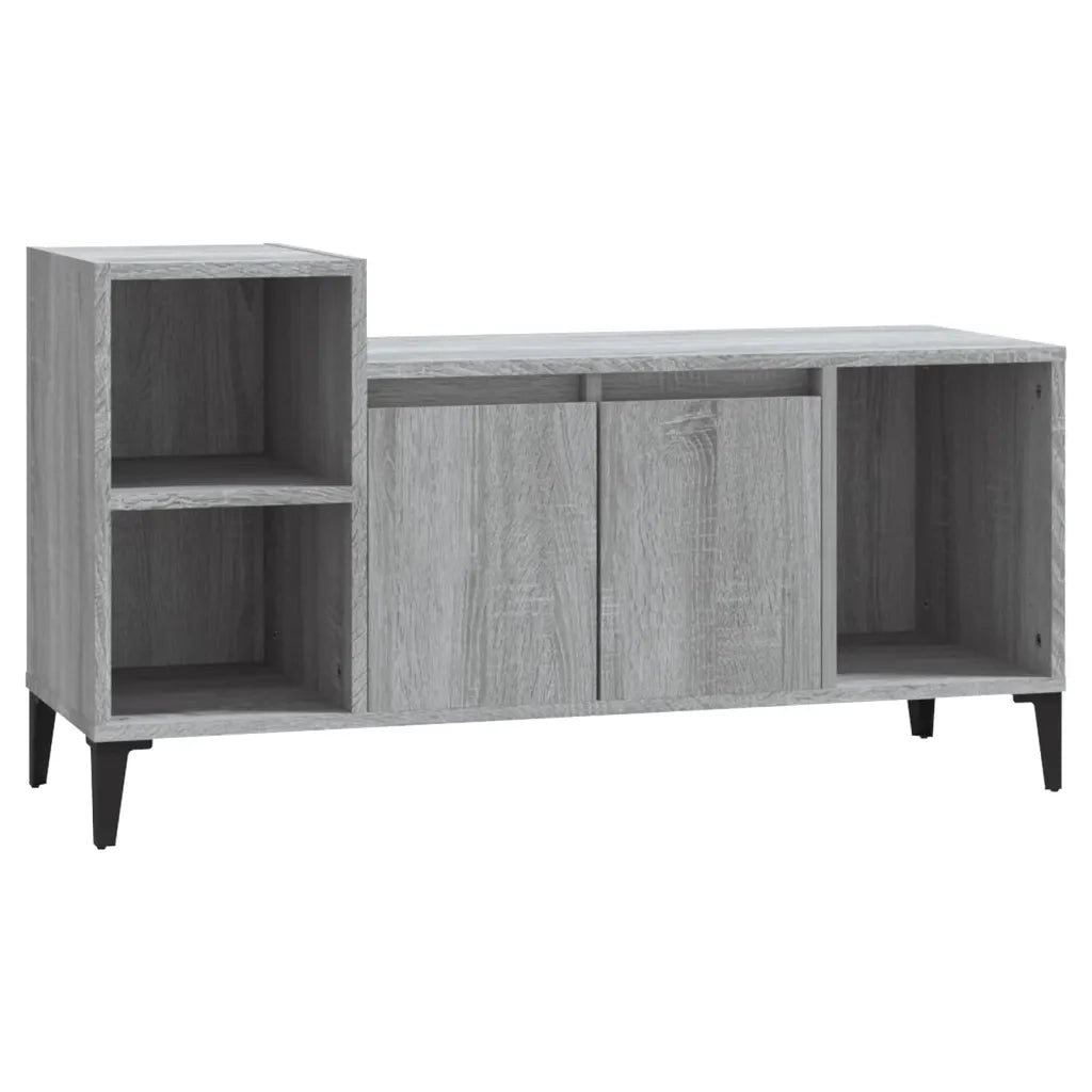 Mobile TV-Credenza TV-Console TV Grigio Sonoma 100x35x55 cm in Legno Multistrato 232779