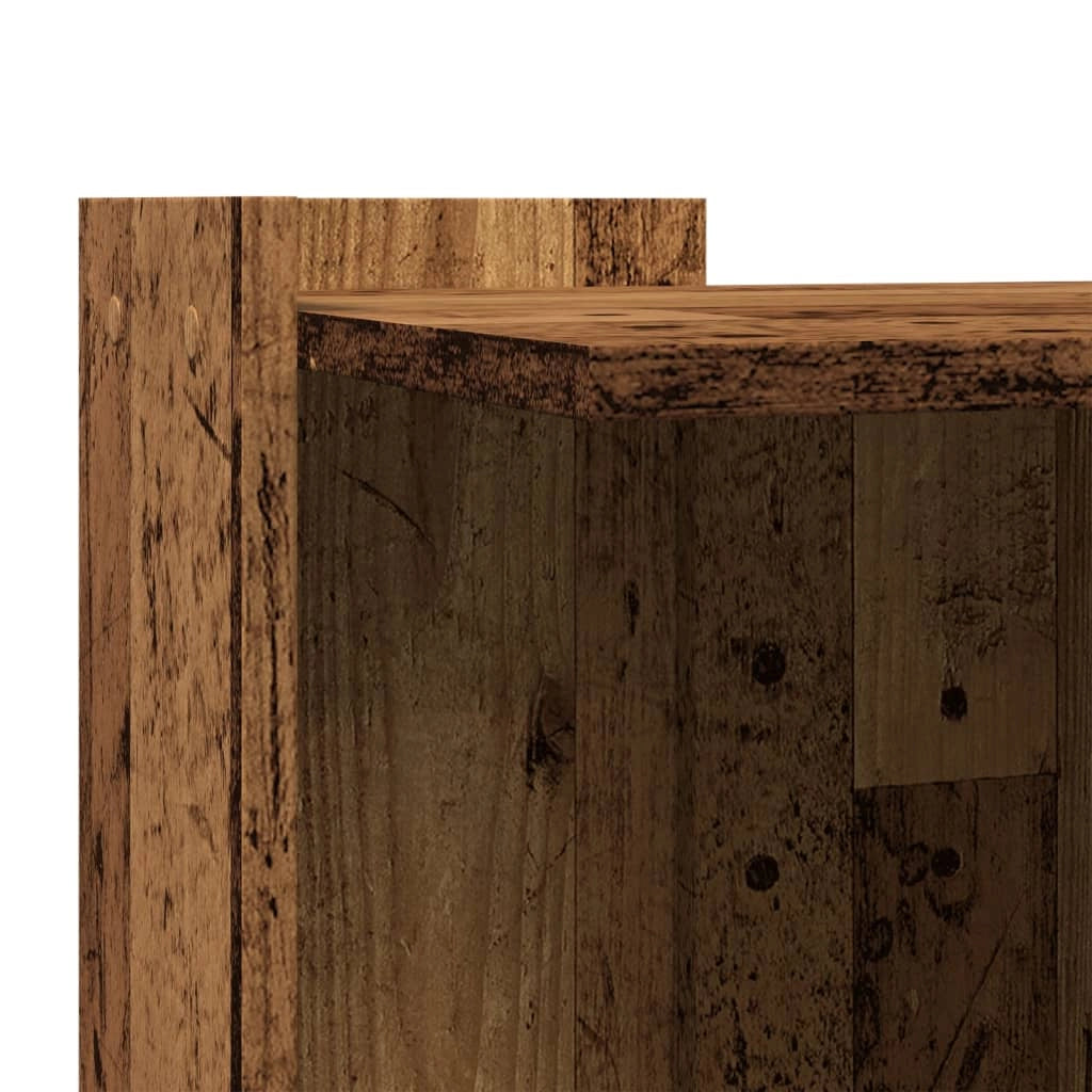 Mobiletto per lettiera per gatti legno vecchio legno marrone ingegnerizzato 02_0043345