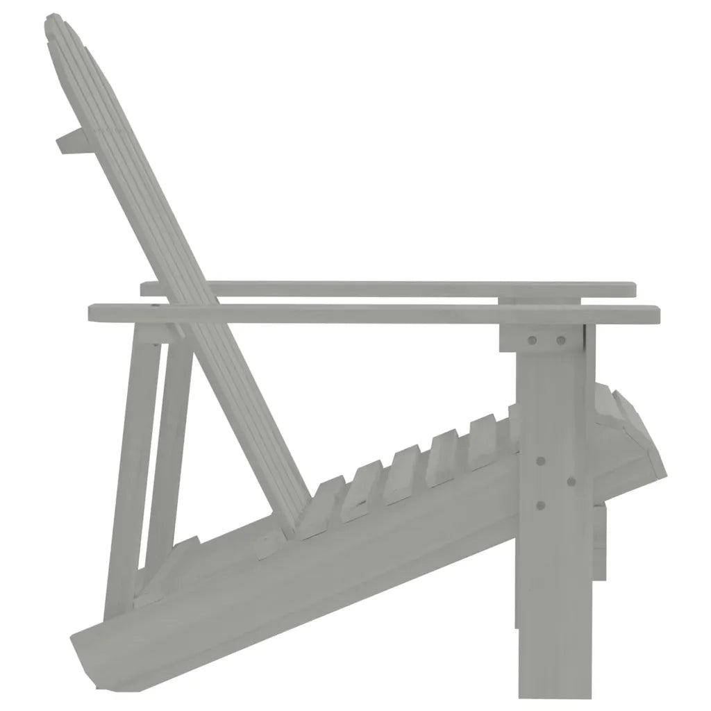 Sedia da Giardino in Legno Grigio cod mxl 18350