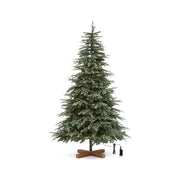 Albero natale addobbato lotti 82939 deluxe prelit pvc e pe verde