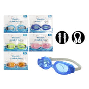 Trade Shop - Occhialini Nuoto Piscina Mare Sport Regolabili Tappi Naso Orecchie Antiappannamento 605421 -