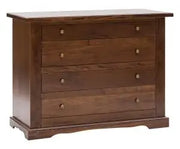 Comò casettiera in legno mod toscano noce