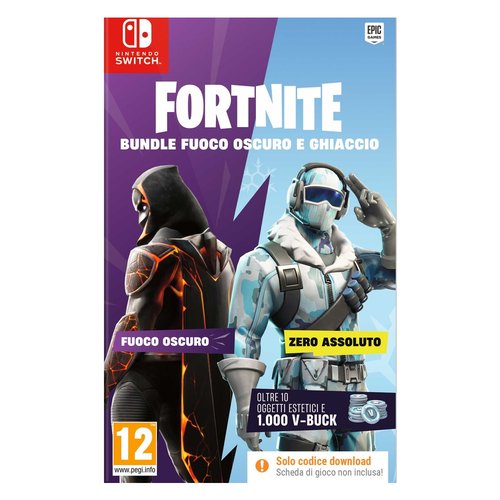 Videogioco epic games swsw2599 switch fortnite bundle fuoco oscuro e g