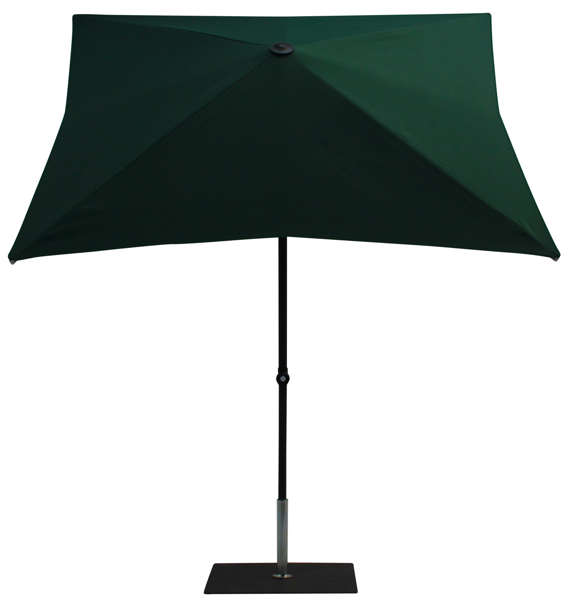 Ombrellone da Giardino 2x2 m Palo Ø38 mm in Alluminio Tessuto Poliestere Trend Verde