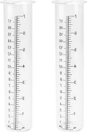 Misuratore di pioggia 20 cm - Grande misuratore di pioggia in vetro per casa, giardino, fattoria