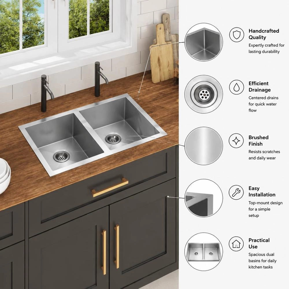 Handmade Stainless Steel Kitchen Sink