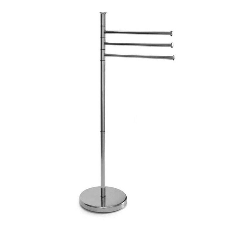 MAURY'S PIANTANA CROMO PORTASCIUGAMANI CON STRUTTURA IN ACCIAIO 20X83 CM