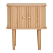 Comodino Nikko, Marrone, MDF, 45x40x50,5 cm
