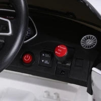 Macchina Elettrica per Bambini 3-5 Anni AUDI TT con Telecomando, Portiere Apribili e Fari LED, Bianco