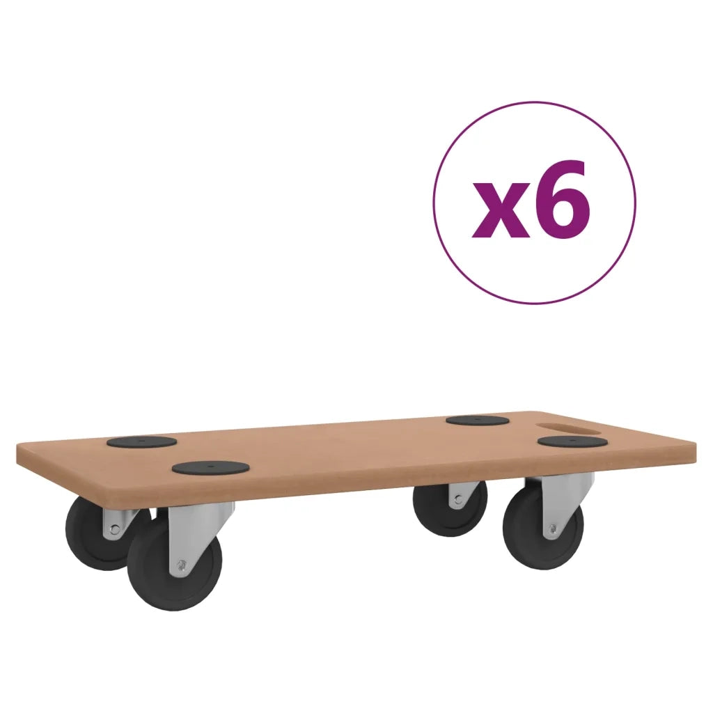 Pedane 6 pz Rettangolari in Legno Multistratocod mxl 119135