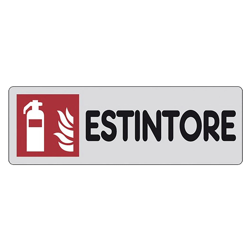 ETICHETTA SEGNALETICA ESTINTORE antincendio - EUROSIGNALS