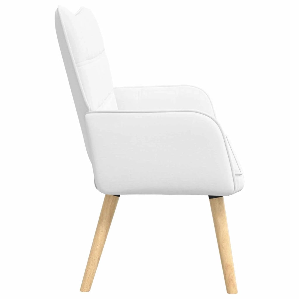 Sofa a Due Posti Bianco 115 x 61 x 87 cm Tessuto 42028900