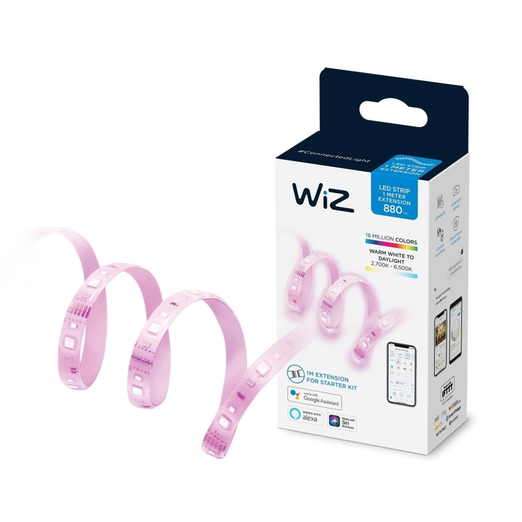 WiZ 929002532101 Striscia LED Intelligente Estensione 1 m Wi-Fi Bluetooth 11 W 880 lm 2700-6500 K colore Bianco