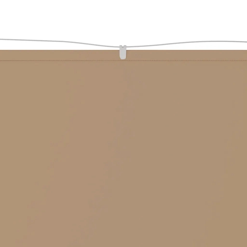 Paravento Verticale Tortora 60x1000 cm in Tessuto Oxford