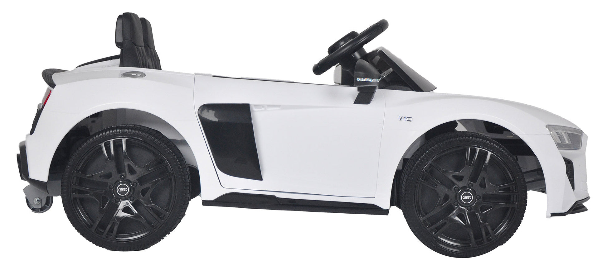 Macchina Elettrica per Bambini 12V con Licenza Audi R8 Spyder Bianca