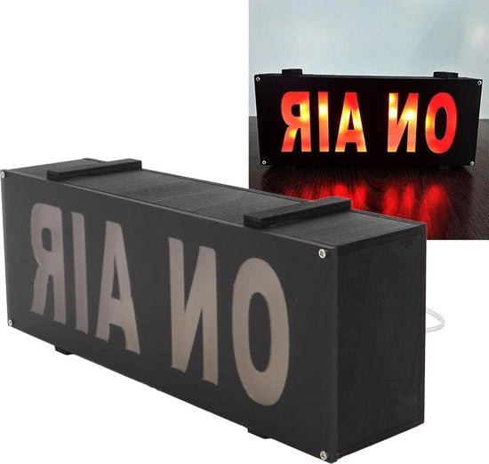 Illuminazione LED per Studio di Registrazione e Decorazione con Batterie AA Azionate da Interruttore A/V On/Off - Segnale di Presa in Onda per Studio Casa di Ufficio - Infrarosso.