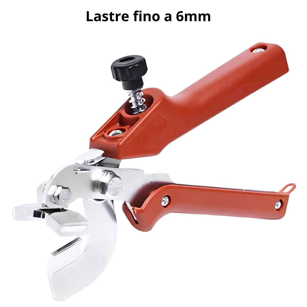 Pinza troncatrice alluminio lastre spessore fino 6mm presa ergonomica