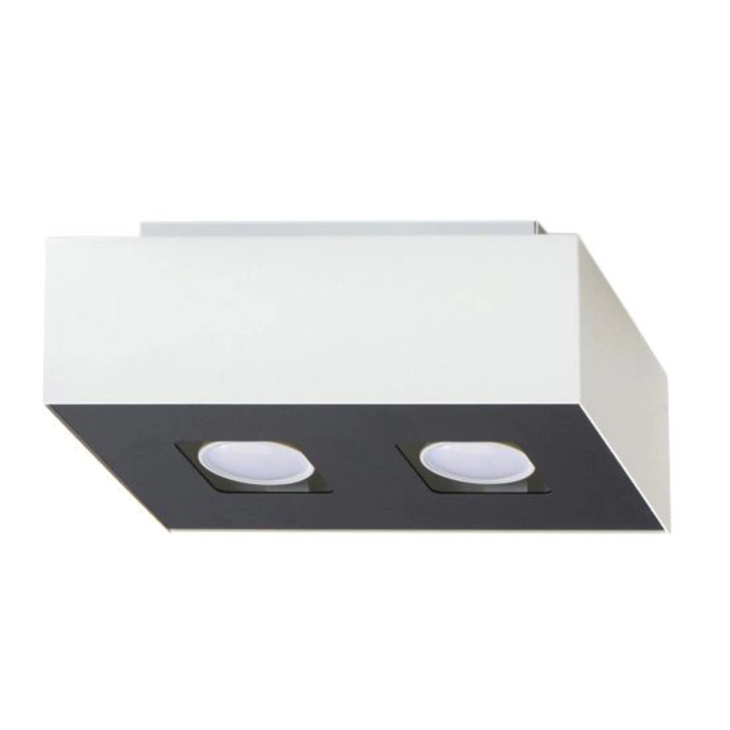 Plafoniera spot UNIKO 2 luci bianca Pure Lume GU10