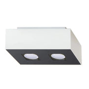 Plafoniera spot UNIKO 2 luci bianca Pure Lume GU10