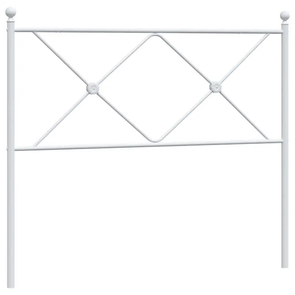 Testiera di Ricambio in Metallo Bianco 100 cm 376580