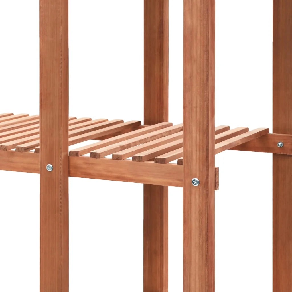 Portavasi mobiletto portafiori legno di cedro 86 x 36 x 139 cm marrone 02_0045170