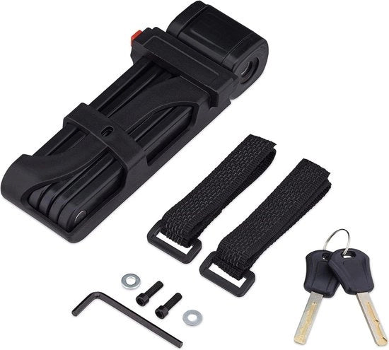 Vouwslot per biciclette elettriche e fatbike - Fermo slot - Adatto per ogni tipo di bicicletta - Con supporto per bicicletta