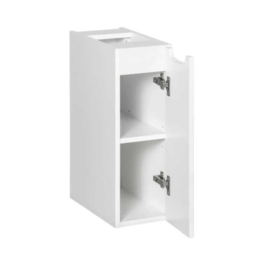 Insieme VANO cachemire e bianco 170cm: mobili sotto lavabo con cassetti e armadietti + lavabi da appoggio scanalati + colonna