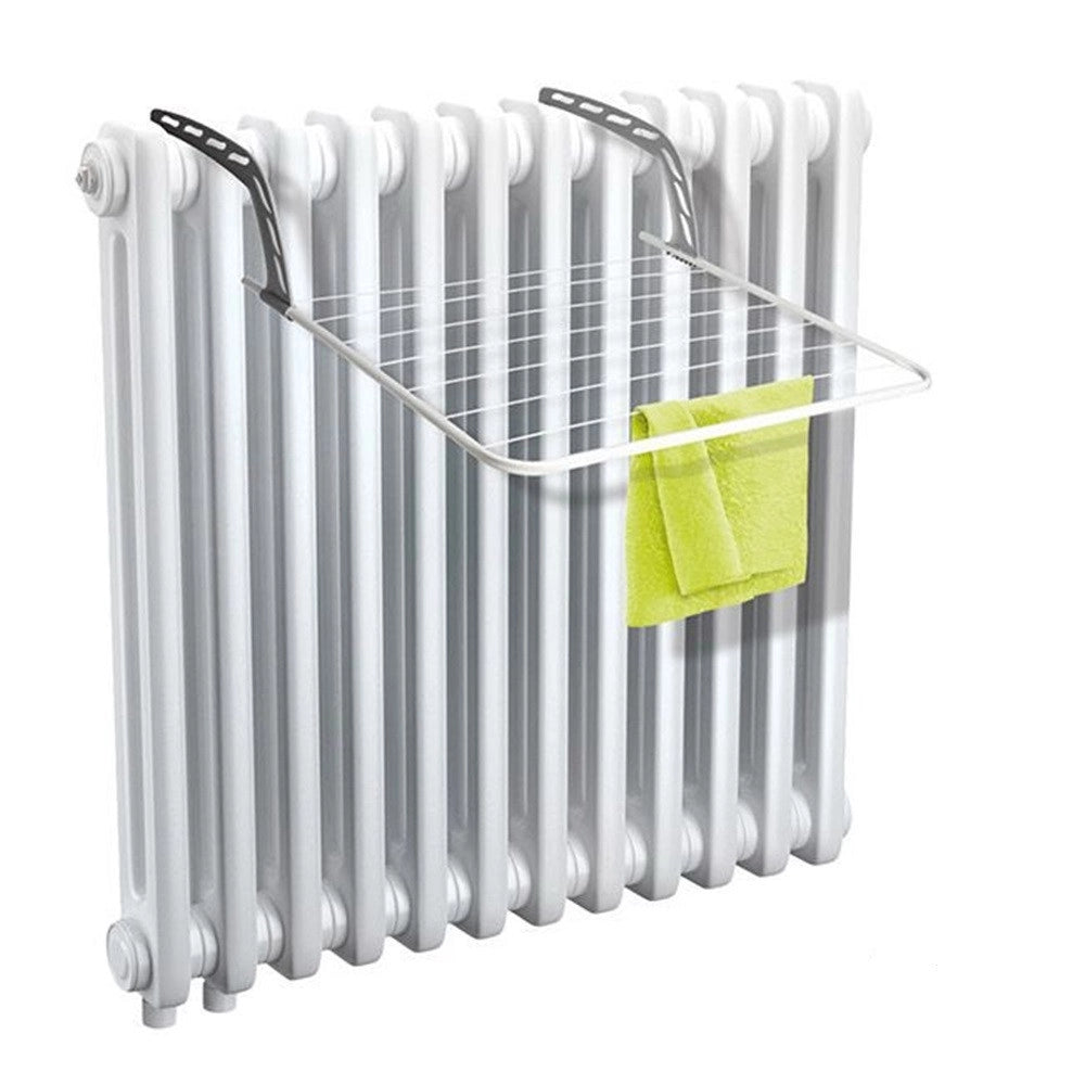 Trade Shop - Stendibiancheria Da Termosifone Balcone Bracci Regolabili Ripiegabili Pratica Resistente -