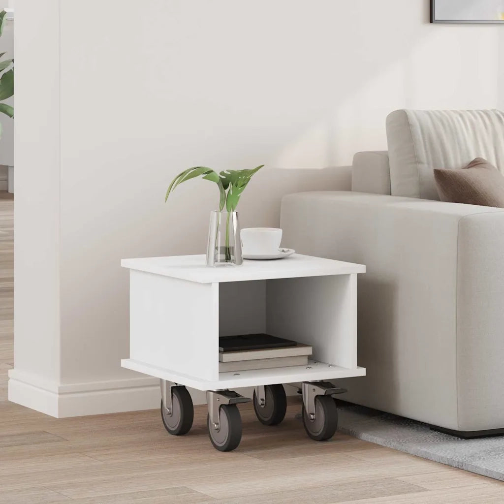 Supporto TV-Credenza per TV-Mobile TV Bianco 37 x 35 x 35 cm Legno multistrato