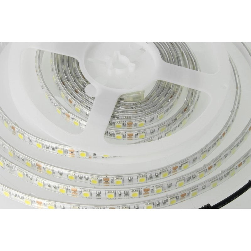 Bobina Striscia Led 300 SMD 5050 12V 10,8W/M Neutro 4000K IP65 Impermeabile 5 Metri Unguente Di Silicone Incluso SKU-212150