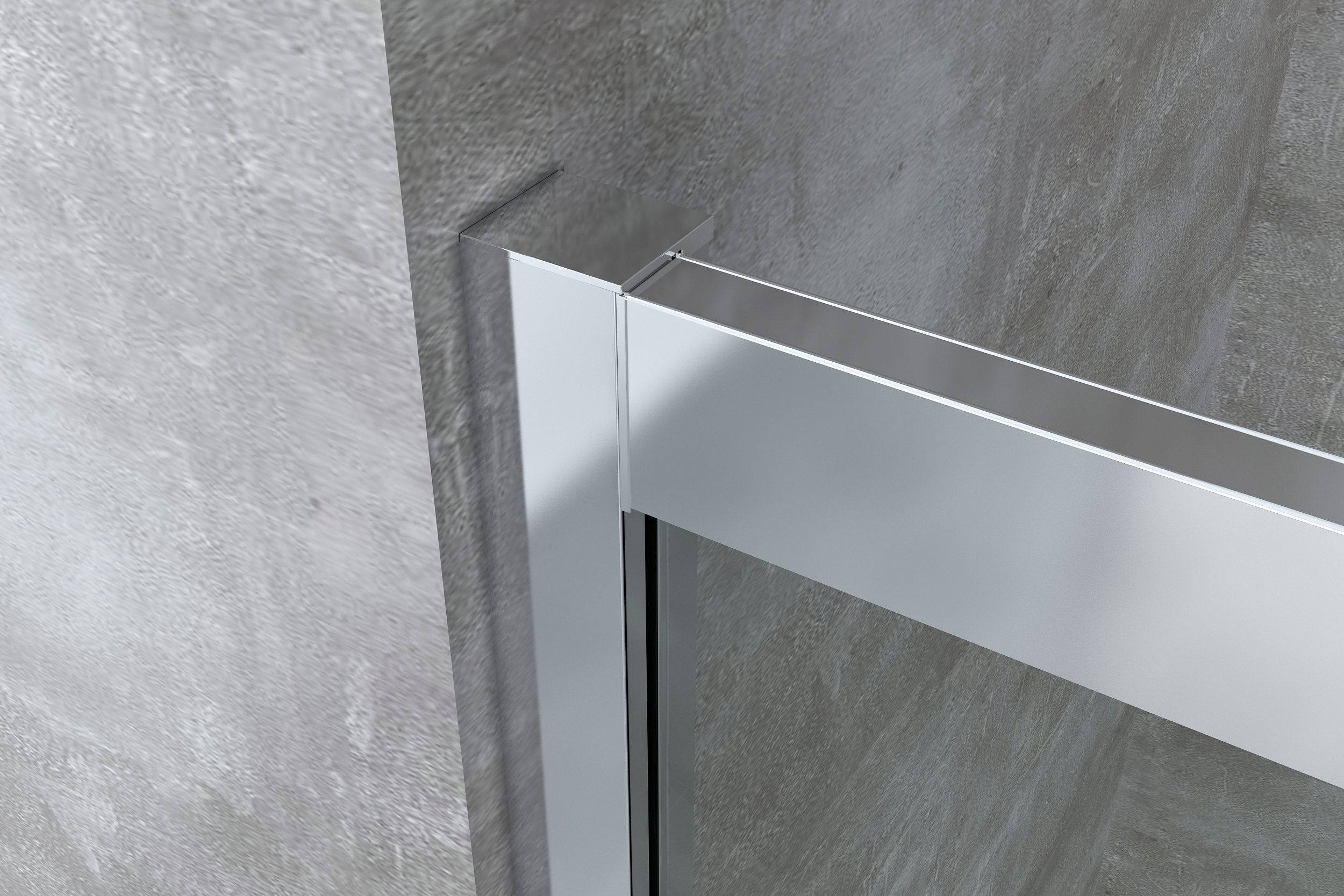 BOX CABINA DOCCIA 3 LATI 2 FISSI E UNO SCORREVOLE 87,5-90x135-140x87,5-90