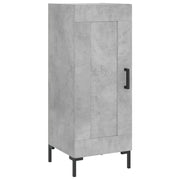 Credenza | Madia | Buffet da pranzo | Armadio da pranzo Grigio Cemento 34,5x34x90 cm in Legno Multistrato