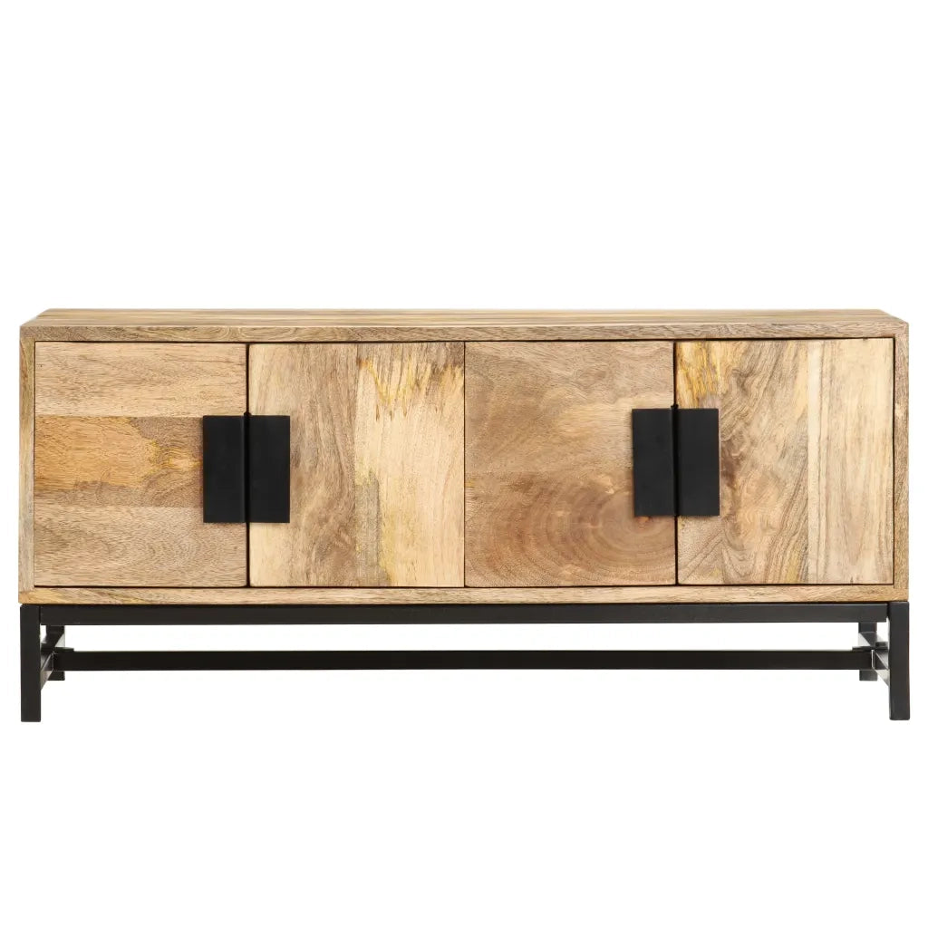 Tavolino da Salotto 90x55x40 cm in Legno Massello di Mango 285869